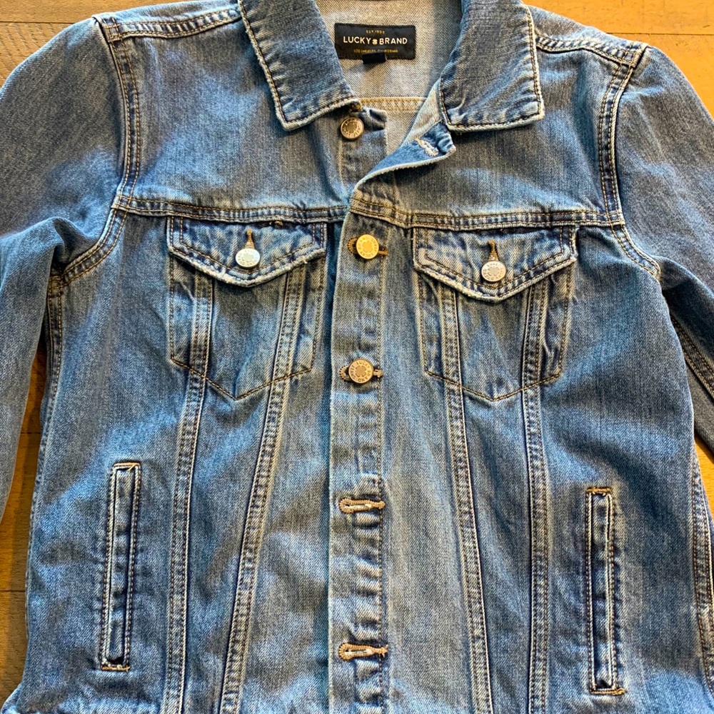 Lucky Brand Tomboy Denim Trucker Jacket